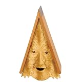 Red Carpet Studios Ltd. Birdie in the Woods Leaf Face birdfeeder by Red Carpet