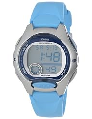 Casio Womens LW200-2BV Digital Blue Resin Strap Watch