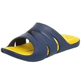 Speedo Men's Deck Pro Slide,Navy/Yellow,8 M