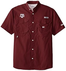 NCAA Texas A&M Aggies Collegiate Bonehead Short Sleeve Shirt, Maroon, X-Large