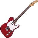 KORN GUITARS E-Gitarre T320 Transparent Rot