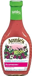 Annie's Naturals Raspberry Vinaigrette, Lite, 1-Liter Bottles (Pack of 3)