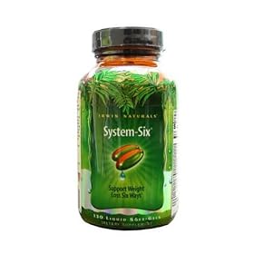 Irwin Naturals System Six, Liquid Soft Gel, 130-Count Bottle