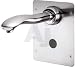 Search : Gerber 448129 Electronic Wall-Mounted Lavatory Faucet with Stainless Steel Face Plate, Water Proof Housing, Programmable, Hard Wired and Requires Transformer (Sold Separately): 9 in. Spout