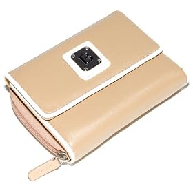 GENUINE NEW BUXTON WOMAN'S ACORDIAN TAN WALLET