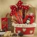 Heart To Heart Valentines Day Gift Basket of Chocolate and Treats