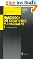 Handbook on Knowledge Management 1: Knowledge Matters (International Handbooks on Information Systems)