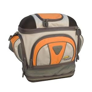 Plano Guide Series Bag with Four 3650 Stowaways (Orange/Grey, Medium)