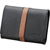 cheap Soft Carrying Case (Genuine Leather) for  DSCT100/ DSCT20 /DSCW90 /DSCW80 /DSCW55 DSCW35 BLACK