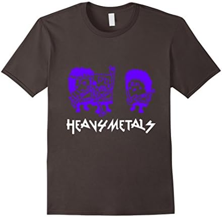 Men's Heavy Metals Science and Nerd T-Shirt Large Asphalt