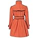 Richie House Girls Flared Top Coat with Trim