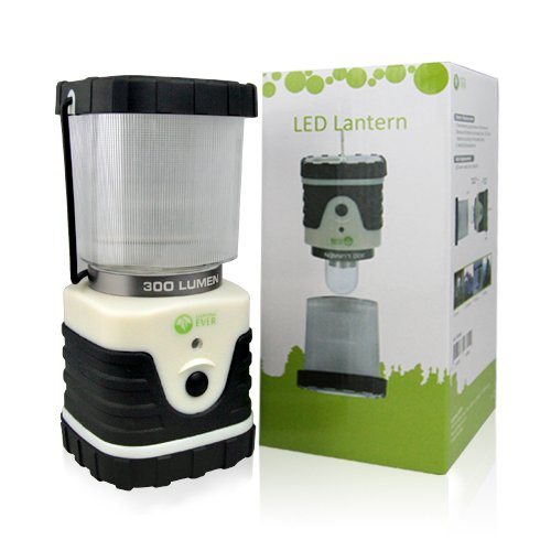 Lighting EVER® Lanterne LED, Ultra brillant 300lm, pour maison, jardin et lanternes de Campement