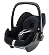 Maxi-Cosi 63002881 - PEBBLE JET BLACK Kinderautositz Gruppe 0+ (bis 13 kg), ab der Geburt bis ca. 12 Monate, aus dem Family Fix Konzept