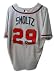 John Smoltz Atlanta Braves Autographed Authentic Grey Jersey