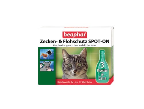 Beaphar Zecken- und Flohschutz Spot-On 3 x 0.8 ml