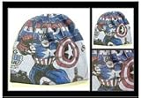  : Captain America DC Comics Hat - Comic Print Logo Beanie Skull Cap