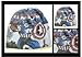 Search : Captain America DC Comics Hat - Comic Print Logo Beanie Skull Cap
