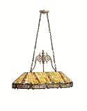 Kichler Lighting 65101 3 Light Indio Pool Table Island Light, Dore Bronze