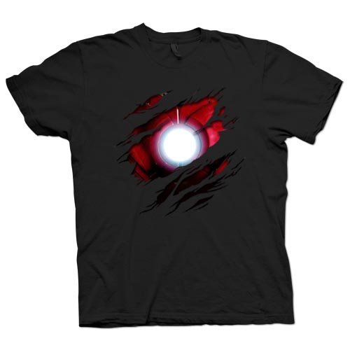 T-Shirt - Iron Man Marvel Comics Kost&Atilde;&frac14;m Effekt 