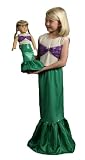Little Mermaid Child and Doll Dresses