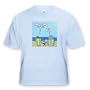 Conan O Brien Horny Manatee - Toddler Light-Blue-T-Shirt (4T)