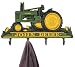 John Deere Cast Iron Coat Rack