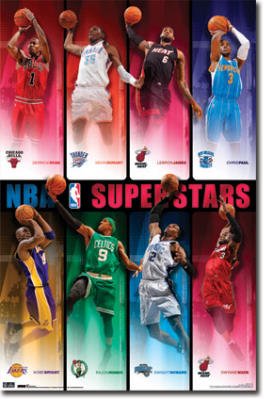 (22x34) NBA Superstars Sports Poster Print