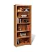Sonoma 77" Bookcase in Oak Finish with 6 Shelves By Prepac Furniture