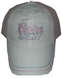 Coors Light Alcohol Beer Hat - Pink White Logo Adjustable Baseball Cap