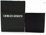 Giorgio Armani Black 100% Leather Wallet w/ 6 Credit Card Slots ART458