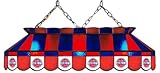 Imperial Detroit Pistons Licensed 40-Inch Rectangular Stained Glass Billiard Table Light