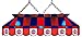 Imperial Detroit Pistons Licensed 40-Inch Rectangular Stained Glass Billiard Table Light