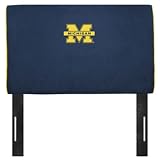 University of Michigan Wolverines NCAA Team Logo Headboard