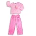 Barbie - Girls Long Sleeve Pajamas, Pink