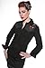 Living Dead Souls Womens ANCHOR AND ROSES SHORT WITH POLKA DOTS- Black- XL