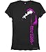 HBO True Blood One Fang Juniors/Ladies Black T-shirt Tee