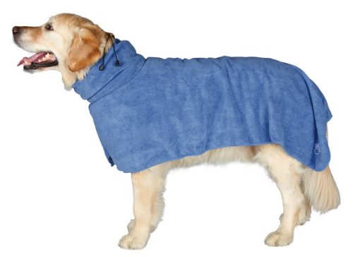 Trixie Bademantel/Hunde, Gr. L, Mikrofaser, 60 cm, blau Preisvergleich