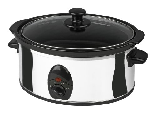 Kalorik SC-11048 6.8-Quart Slow Cooker, Stainless Steel