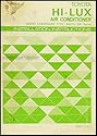 1976 Toyota HI-LUX A/C Installation Manual Original