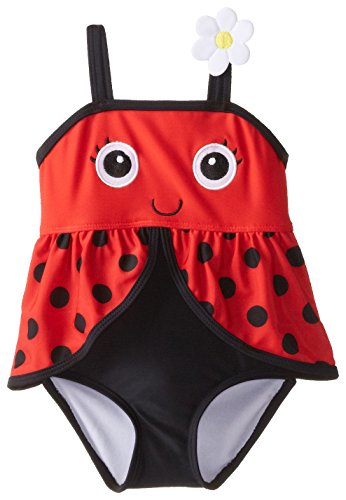 Candlesticks Baby Girls' Lady Bug Red Swim Suit