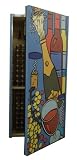 Vinotemp 440-L'Artiste Wine Cellar / Cabinet with Graphity (280 Bottles)