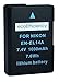 ecoEfficiency Fully Decoded EN-EL14, EN-EL14A Battery for Nikon D3400 Digital SLR Camera