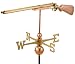 44" Luxury Polished Copper Vintage Shotgun Weathervane