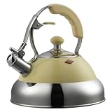 Wesco, Classic - 2.0L Stainless Steel Whistling Kettle almond