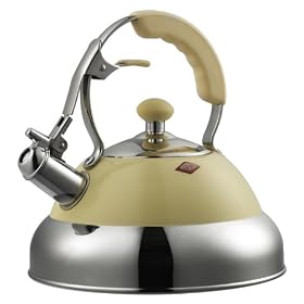 Wesco, Classic - 2.0L Stainless Steel Whistling Kettle almond