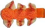 Posies Accessories Pom Poms Hair Clippie Tangerine