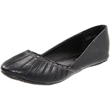 Dollhouse Womens Ruffino Ballet Flat