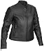 41oQphRir3L. SL75  River Road Womens Trenza Leather Motorcycle Jacket Small