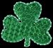 15'' Shamrock with Holographs