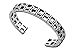 Sterling Silver Finestra Collection Bangle Bracelet by Zina
